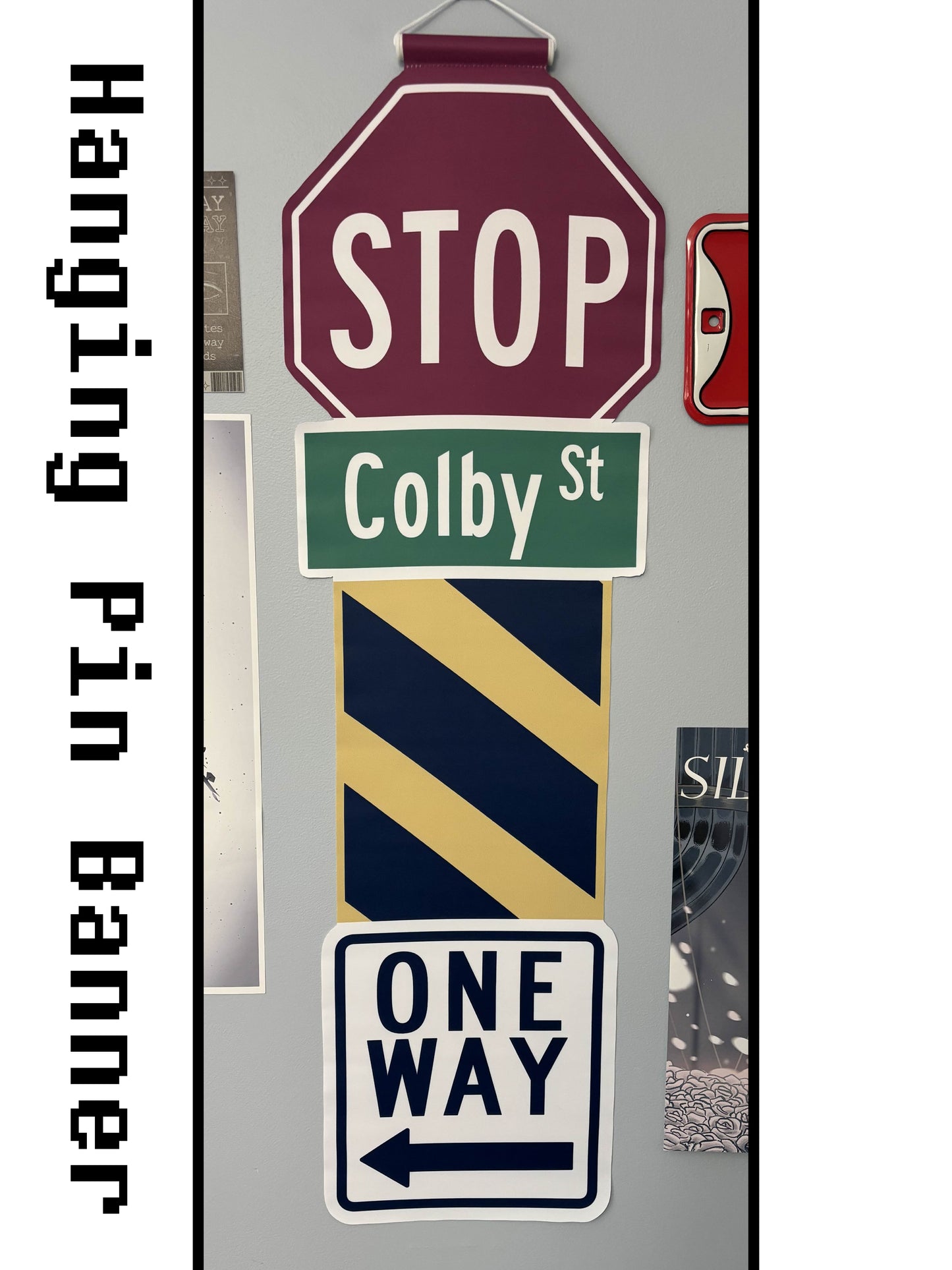 Road Signs Pin Banner