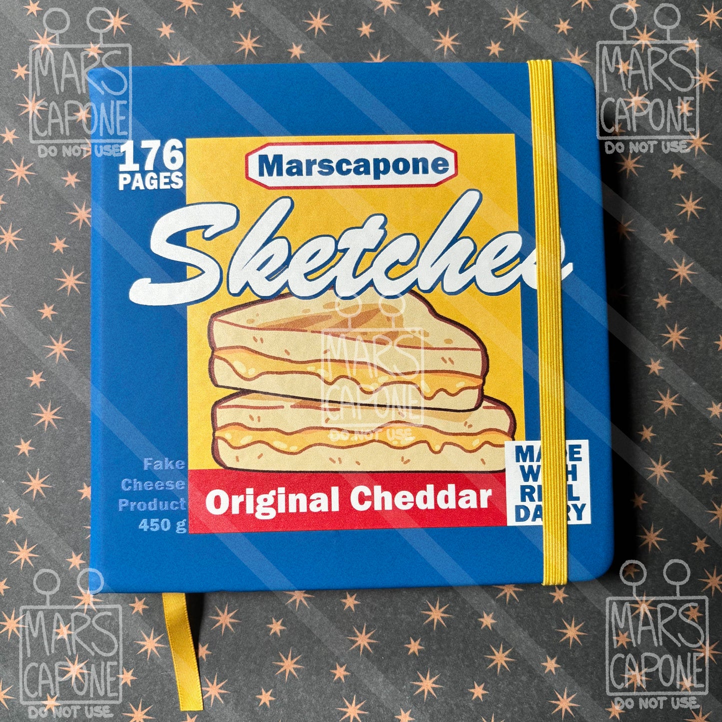 LINED Cheese Sketchbook
