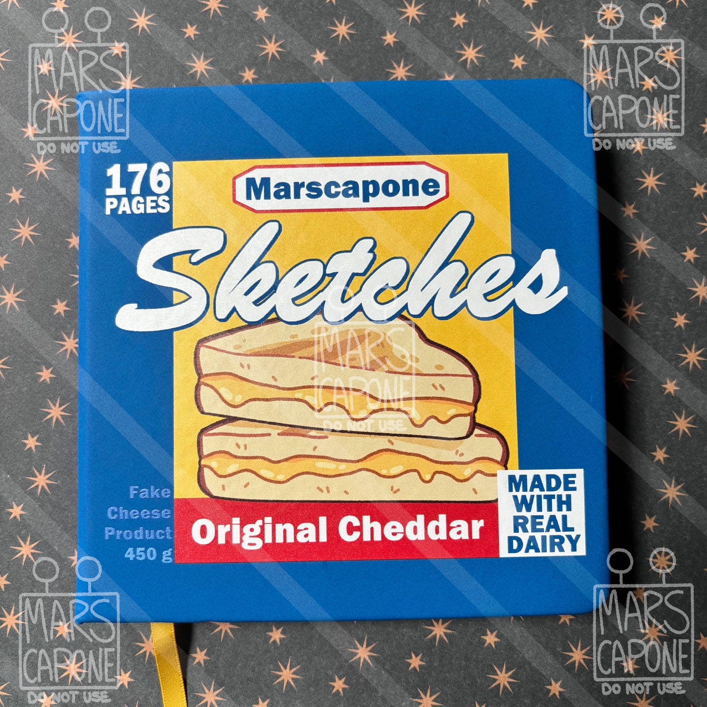 LINED Cheese Sketchbook