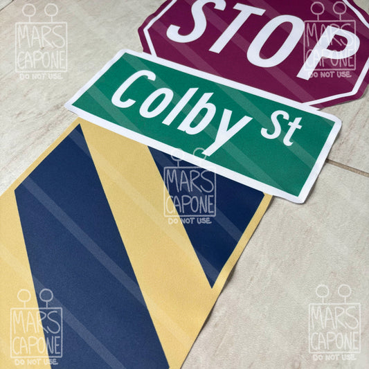 Road Signs Pin Banner