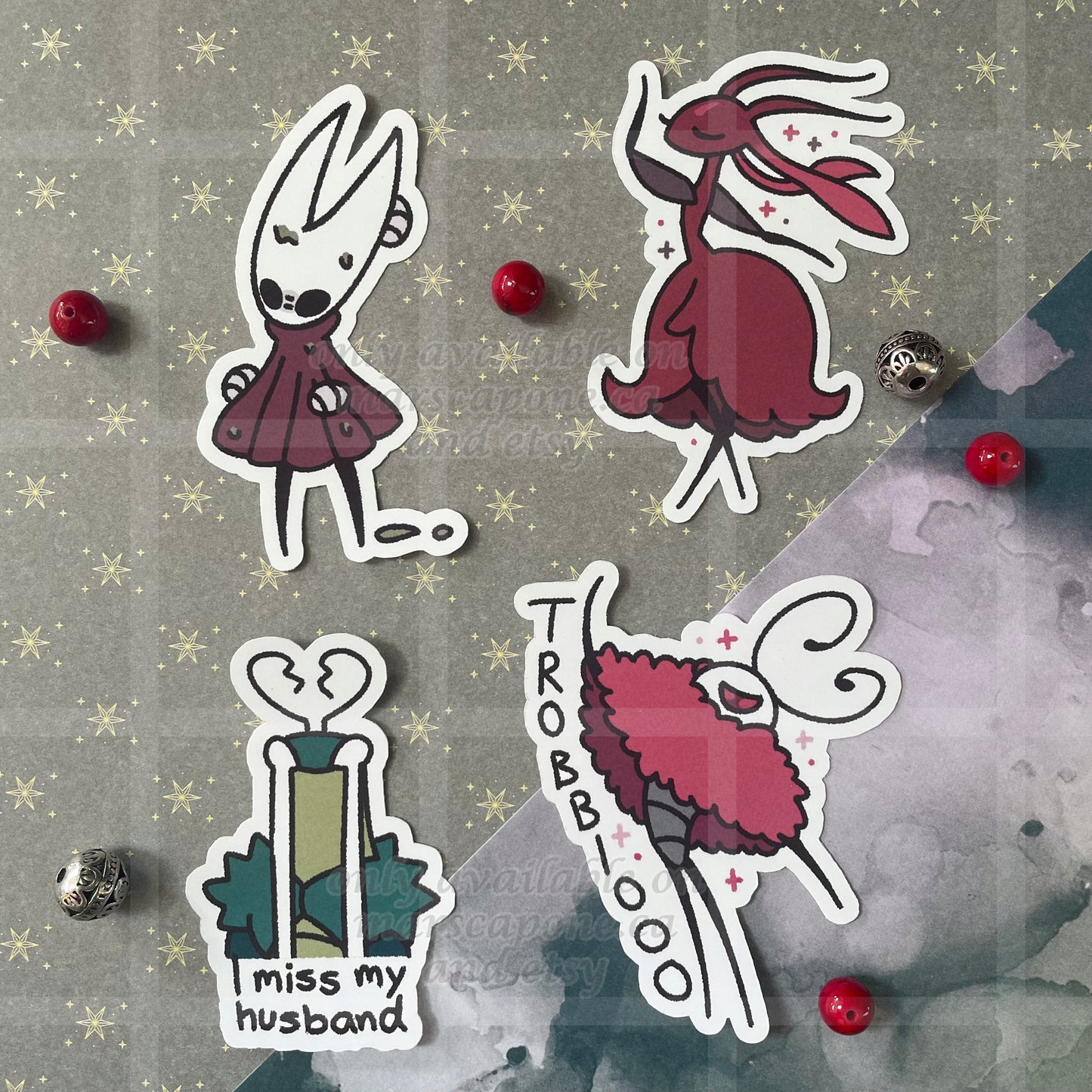 Silksong Sticker Sheet v2