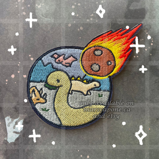 Dino Destruction Iron-On Patch