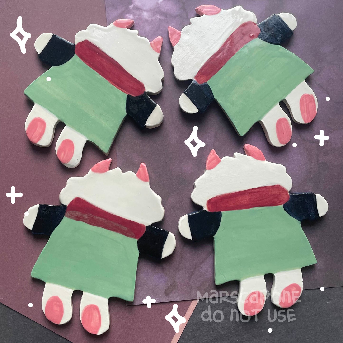 Flat Ralsei Coasters