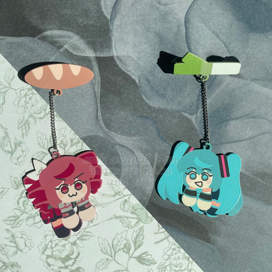 Vocaloid Hanging Pins