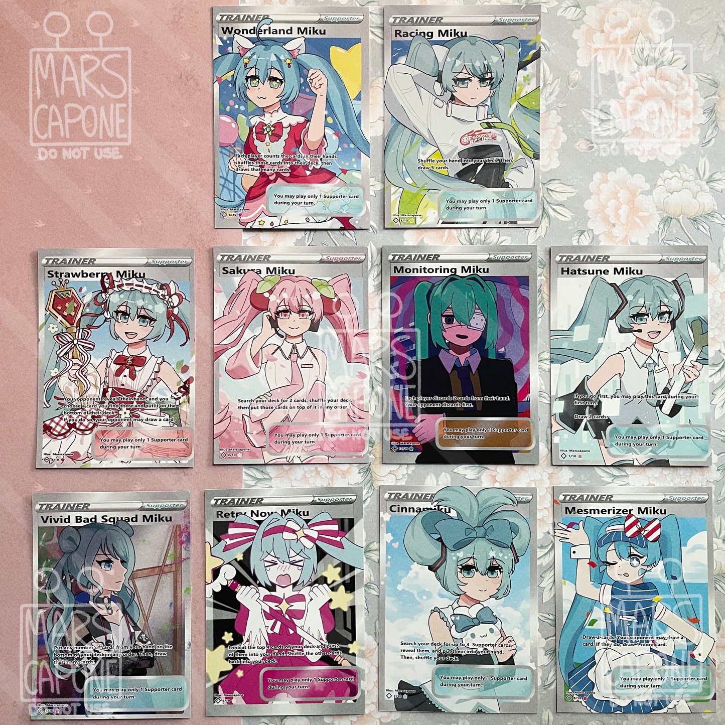 Miku Trainer Card Gacha