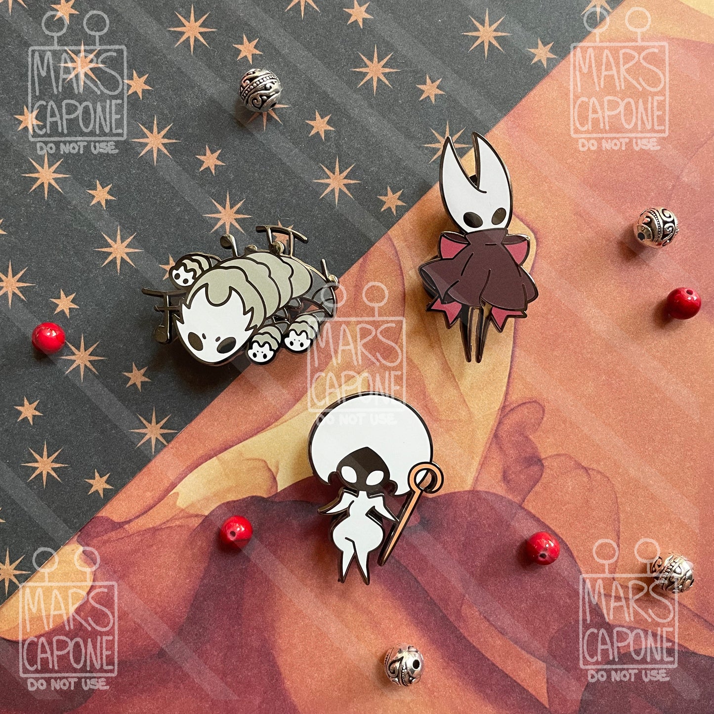 Silksong Enamel Pins v2