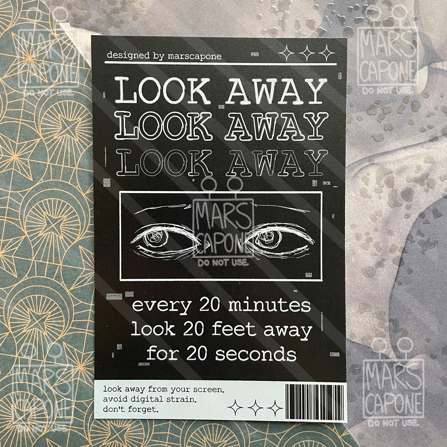 Look Away Print