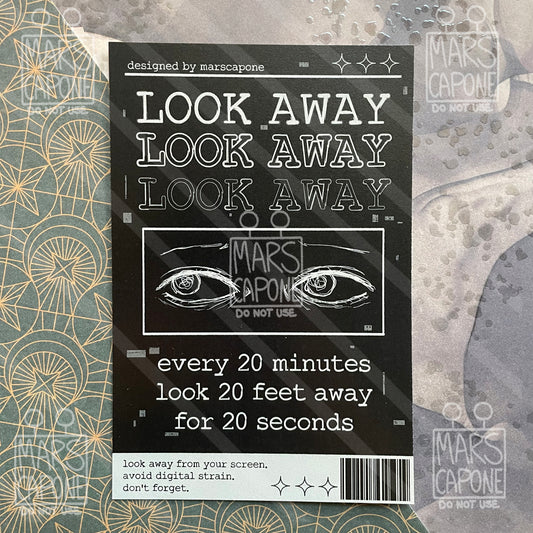 Look Away Print
