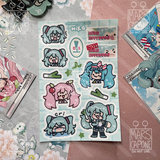 Vocaloid Sticker Sheet