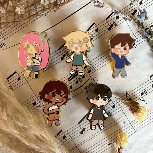 Omori Real World Pins