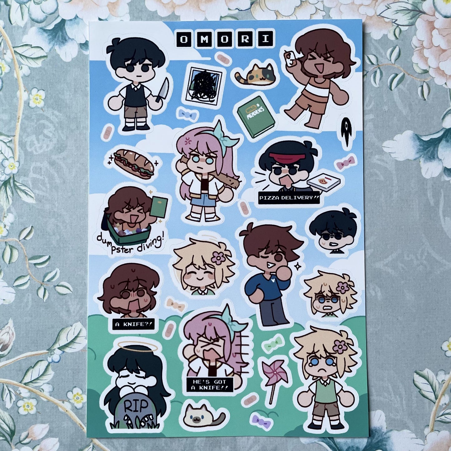 NEW Omori Sticker Sheets