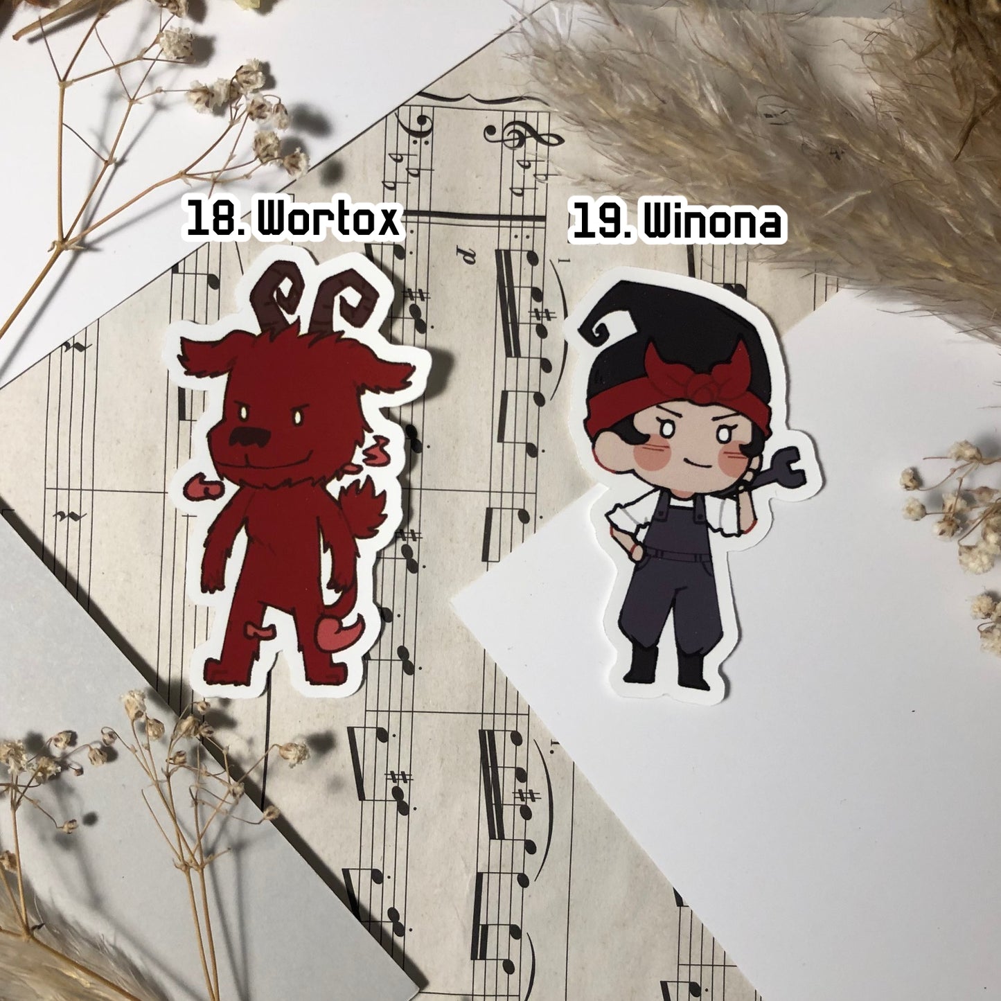 Don't Starve Mains Stickers