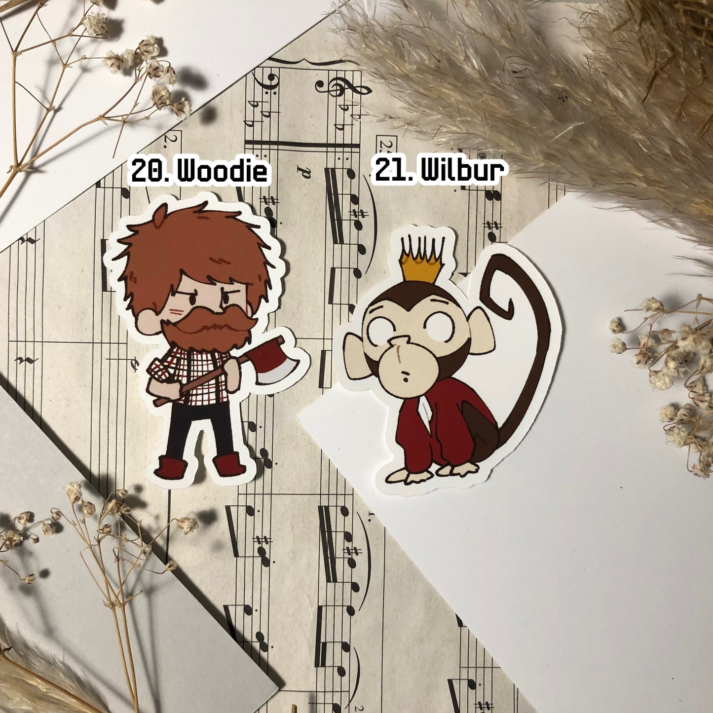 Don't Starve Mains Stickers