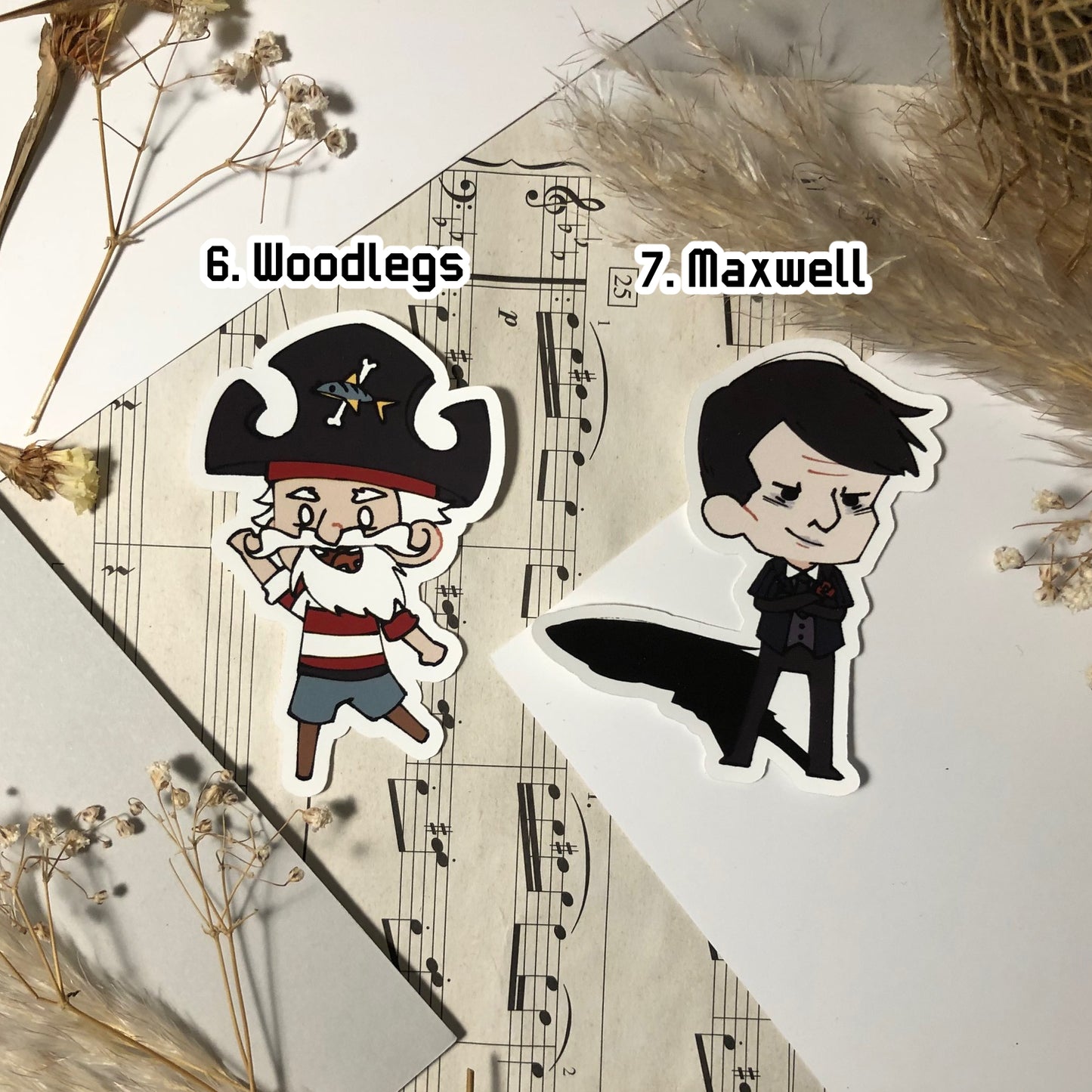 Don't Starve Mains Stickers