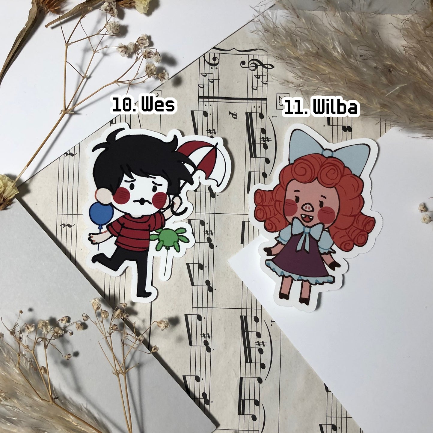 Don't Starve Mains Stickers
